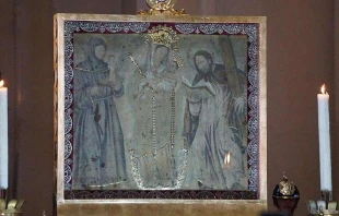 Imagen original de la Virgen de Chiquinquiru00e1. Foto: David Ramos / ACI Prensa. 