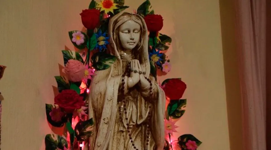 Imagen de la Virgen de Guadalupe que supuestamente llora. Foto: Periódico diocesano Presencia.?w=200&h=150