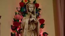 Imagen de la Virgen de Guadalupe que supuestamente llora. Foto: Periódico diocesano Presencia.