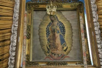 Imagen de la Virgen de Guadalupe en la Basu00edlica de San Nicola. Foto: ACI Prensa