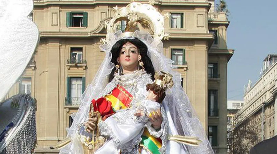 Virgen de Copacabana, Comunidad boliviana en Chile / Foto: Comunicaciones Arzobispado de Santiago