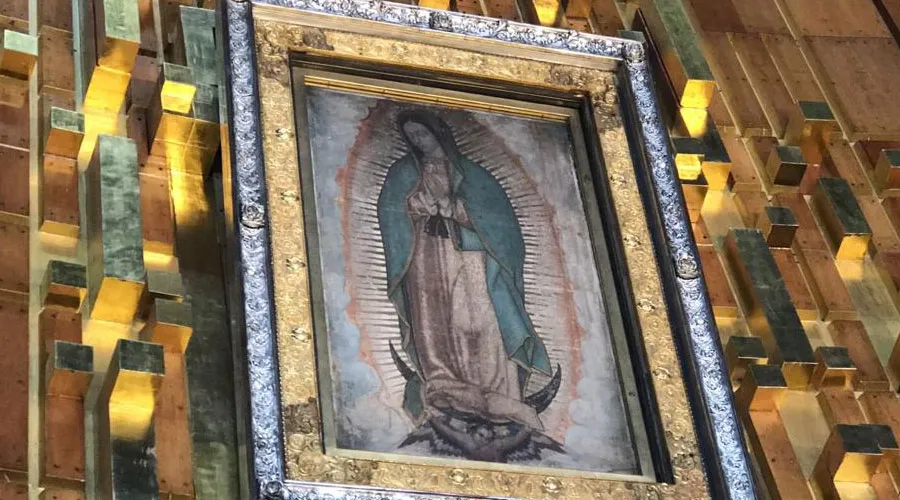 La imagen de la Virgen de Guadalupe en su Basílica en Ciudad de México. Foto: David Ramos / ACI Prensa?w=200&h=150