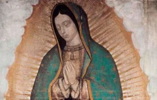 Virgen de Guadalupe. Cru00e9dito: Dominio pu00fablico 