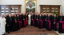 El Papa Francisco recibe a tercer grupo de obispos de Argentina / Foto: Vatican Media