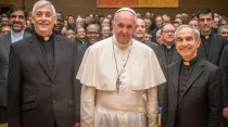 El Papa con el nuevo superior de los jesuitas, Arturo Sosa. Foto: Compañía de Jesús