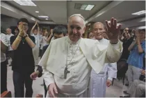 El Papa sorprende a los jesuitas de Corea (Foto Comité Preparatorio de la visita del Papa Francisco a Corea)