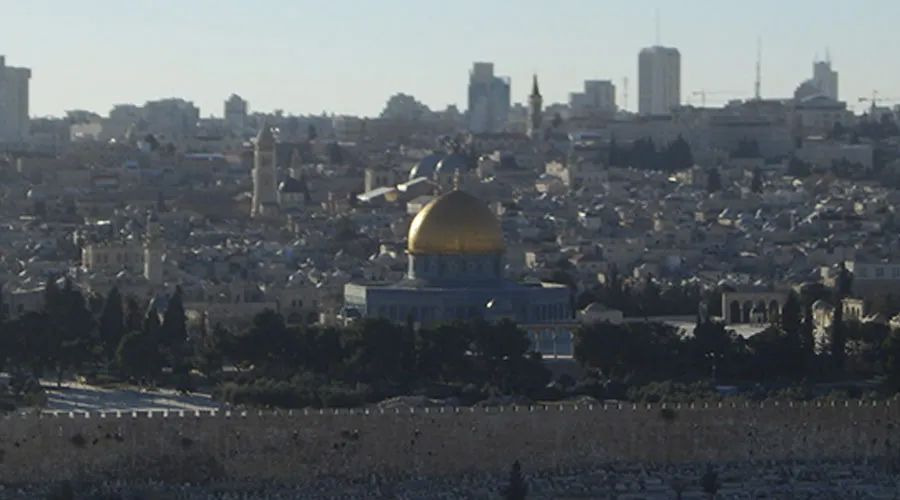 Vista general de Jerusalén en Tierra Santa. Foto: Blanca Ruiz / ACI Prensa