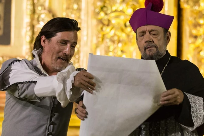 Catedral de México acoge en su interior escenificaciones de la evangelización