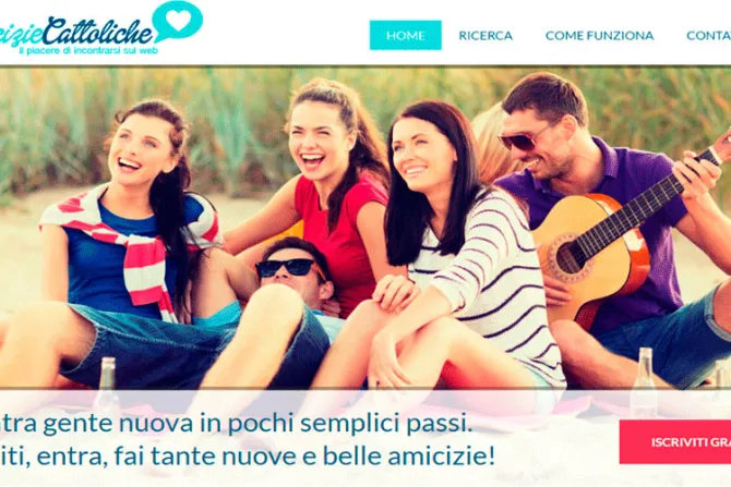Amistades católicas: Nuevo sitio web italiano para solteros