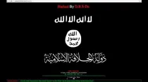 Así quedó el sitio web de iMisión tras el ataque de los simpatizantes del Estado Islámico.