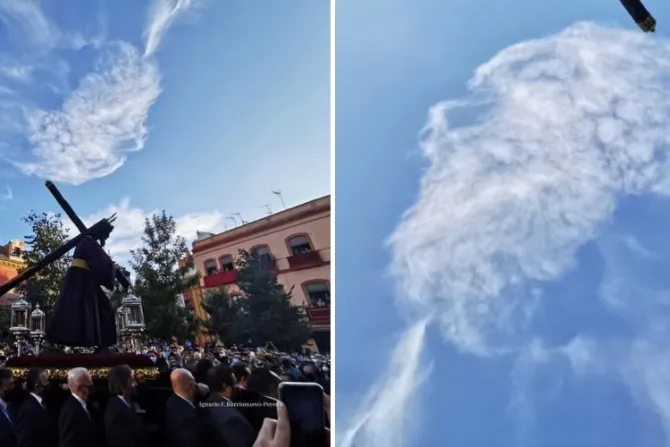 Impresionante fotografía captura "rostro de Dios" en cielo de España