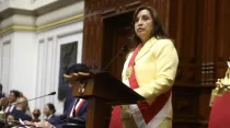 Dina Boluarte, nueva presidenta del Perú. Crédito: Congreso / Víctor Vásquez