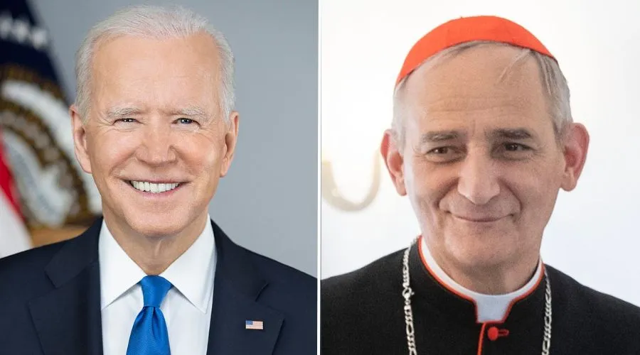 Joe Biden y el Cardenal Matteo Zuppi. Crédito: Dominio Público/ Quirinale.it?w=200&h=150