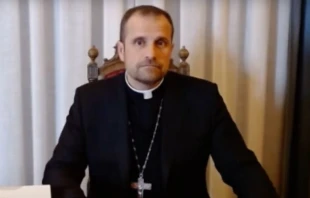 Mons. Xavier Novell. Cru00e9dito: Captura de video / Diu00f3cesis de Solsona. 
