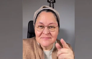 Hermana Xiskya Valladares. Cru00e9dito: Captura de video / TikTok. 