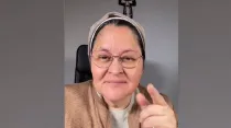 Hermana Xiskya Valladares. Crédito: Captura de video / TikTok.