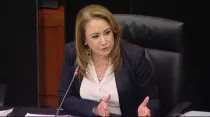 Yasmín Esquivel. Foto: Captura de video / Senado de México.