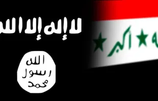 Bandera del Estado Islámico de Irak / Bandera de Irak 