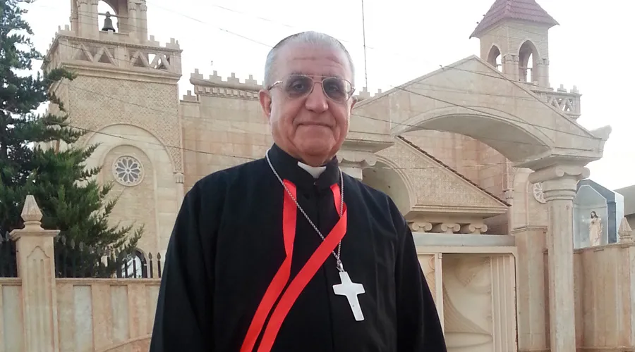 Mons. Yousif Thomas Mirkis, Arzobispo de Kirkuk de los Caldeos (Irak). Foto AIN