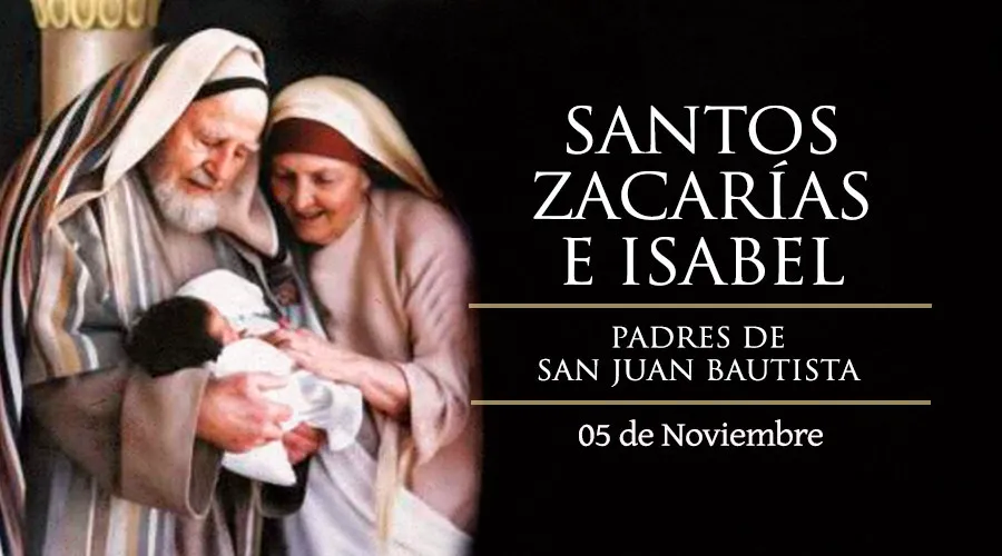 Cada 5 de noviembre se celebra a San Zacarías y Santa Isabel, padres de Juan Bautista