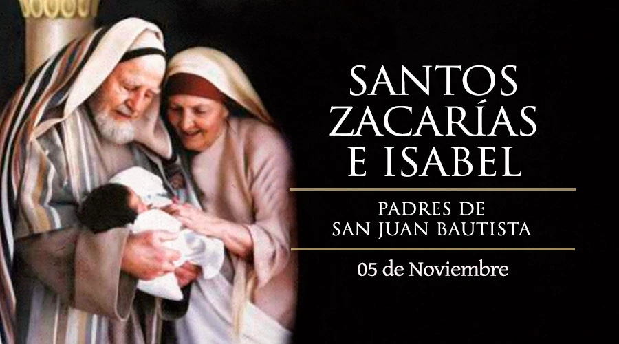 Hoy es la fiesta de San Zacarías y Santa Isabel, padres de Juan Bautista