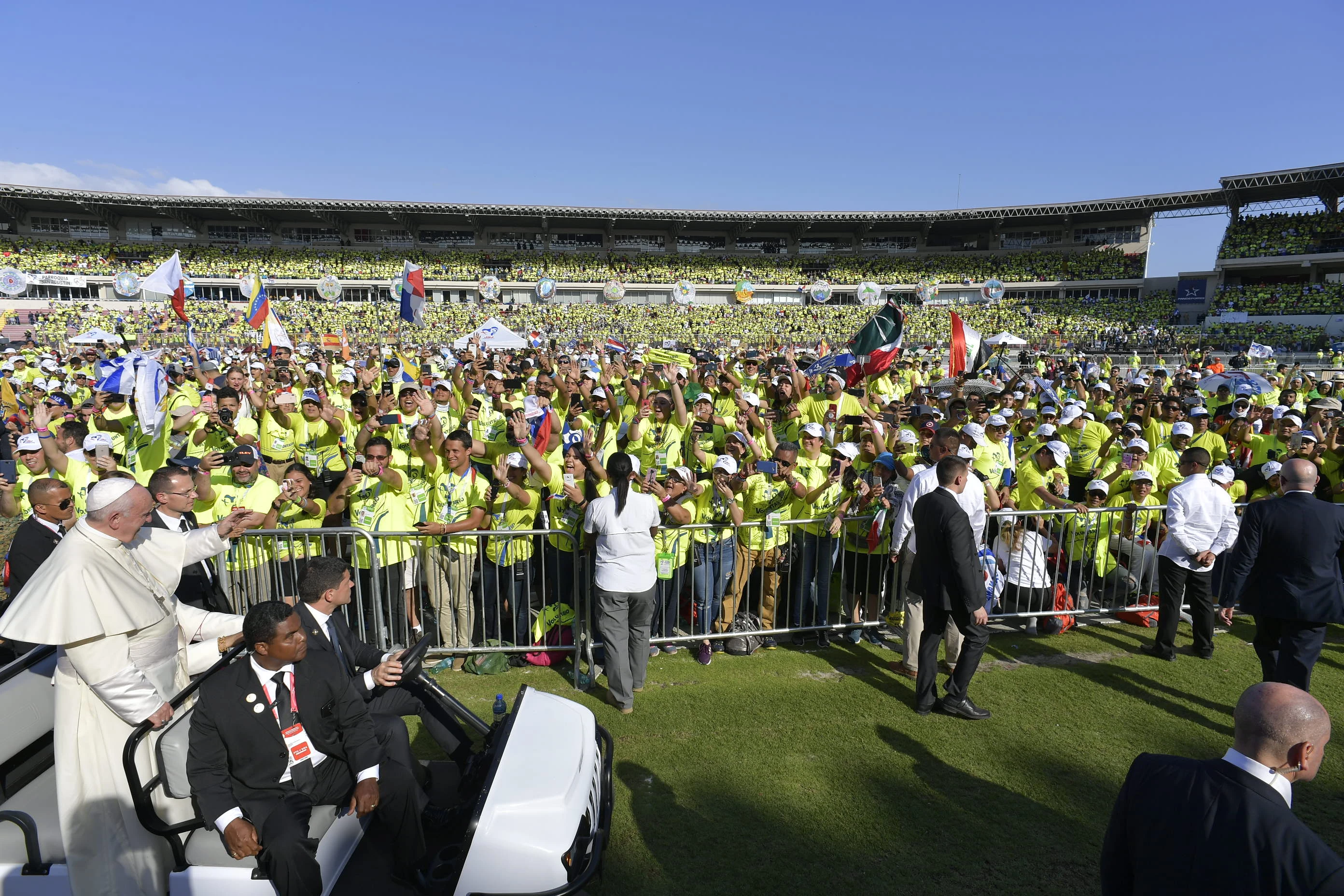 El Papa Francisco en su encuentro con los voluntarios de la JMJ 2019 - Foto: Vatican Media / ACI Prensa?w=200&h=150