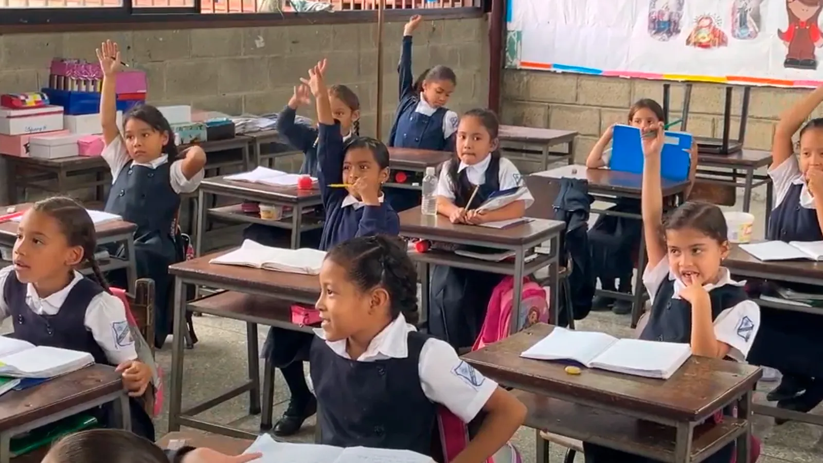 Un día de clases en el colegio Nuestra Señora del Encuentro en Caracas.?w=200&h=150