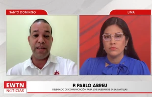 Salesiano dominicano en entrevista con EWTN Noticias. Crédito: EWTN Noticias.