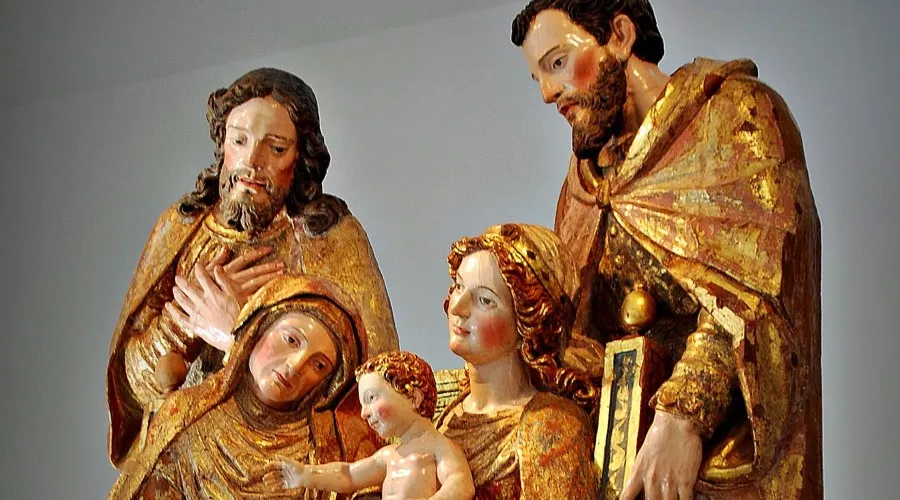 Grupo escultórico de San Joaquín y Santa Ana con la Sagrada Familia. Crédito: Francisco González / Cathopic.?w=200&h=150