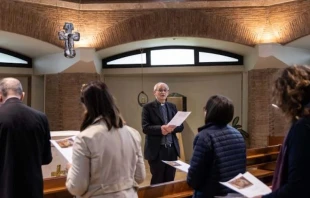 Encuentro de vu00edctimas de abusos en la Conferencia Episcopal italiana. Cru00e9dito: CEI 