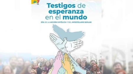 Cartel del Día de la Acción Católica y el apostolado Seglar 2025 en España.
