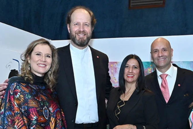 María Inés Espinosa, Padre Astolfo Moreno, Sandra Tamayo y Pedro Niño