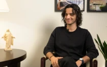 El actor católico Michael Iskander, quien interpreta al rey David en la serie "House of David" de Prime Video. |