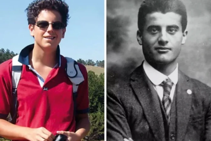 Beatos Carlo Acutis y Pier Giorgio Frassati.