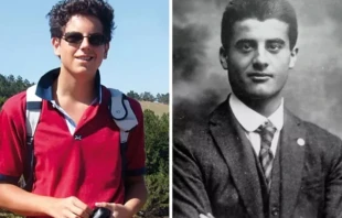 Carlo Acutis y Pier Giorgio Frassati. Crédito: Cortesía de la familia Acutis y dominio público.