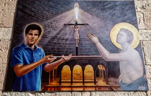 La canonización de Carlo Acutis era uno de los acontecimientos más esperados este año en el Vaticano. Crédito: Daniel Ibáñez / EWTN.