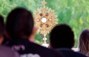 Imagen referencial / Adoración eucarística. Crédito: Ama al revés / Cathopic.