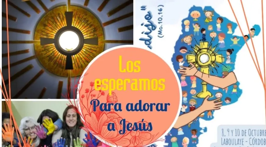 Primer Encuentro Nacional de Niños Adoradores de Argentina del 8 al 10 de octubre. Crédito: Parroquia Jesús Redentor.