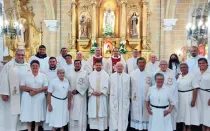 Agustinos, Agustinos Recoletos y hermanas Misioneras Agustinas Recoletas juntos en la celebración