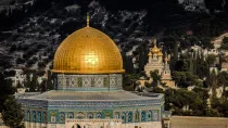 El Domo de la Roca en Jerusalén, uno de los lugares de culto más emblemáticos del Islam.