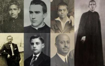 Algunos de los rostros de la causa de Ignacio Aláez y compañeros mártires aprobada por el Vaticano.