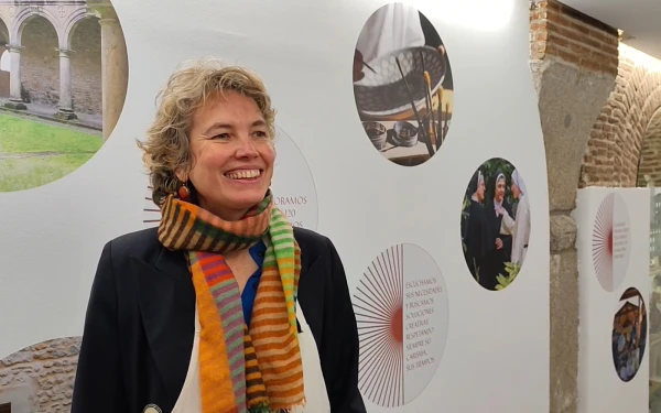 Alejandra Salinas, directora de la Fundación Contemplare. Crédito: Nicolás de Cárdenas / ACI Prensa.