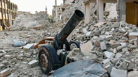 Niño cristiano en Siria: Bombardeos y destrucción eran “como en una película”
