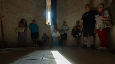 Alineamiento de los rayos del sol en la Catedral de Valencia. 15082025