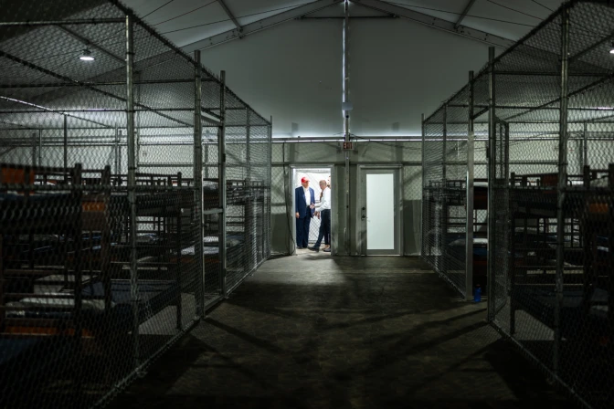 Centro de detención “Alligator Alcatraz” en Florida