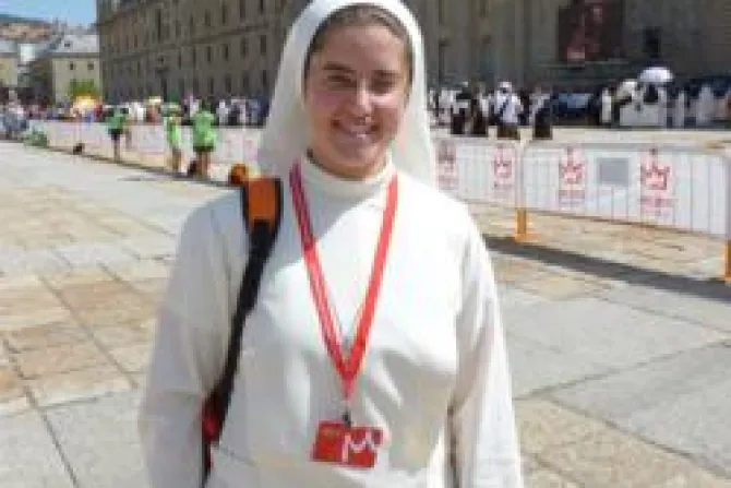 Joven religiosa tras encuentro en El Escorial: "Dios me llamó en una JMJ"
