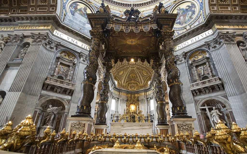 Altar mayor de la Basílica de San Pedro en el Vaticano.?w=200&h=150