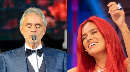 Andrea Bocelli y Karol G 13092025