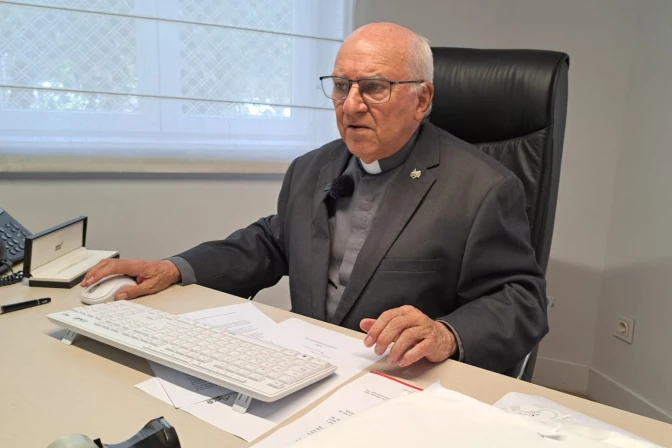 El .P. Ángel Camino, OSA amigo del Papa León XIV.