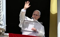 Papa León XIV desde la Plaza de San Pedro.